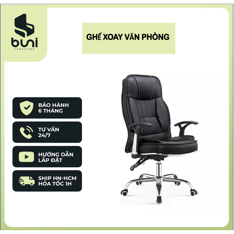 Ghế Giám Đốc Ngả Lưng, Ghế Xoay Da