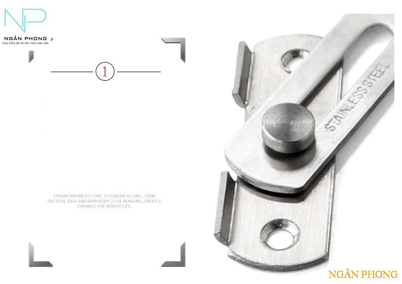 [HCM]CHỐT KHÓA AN TOÀN INOX 201 SỐ 2