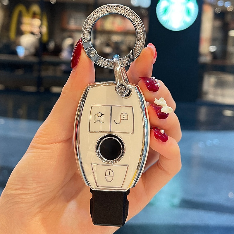 Maybach Key 【Petalfall】Keyring Car Key Case Cover For Mercedes Benz Maybach S580 A ...