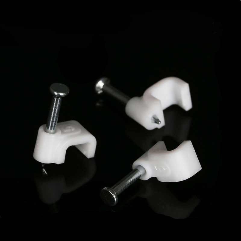 Portable%20%E3%80%90New%20design%E3%80%915mm%20Flat%20Cable%20Clip%20High%20Carbon%20Steel%20Nails%20C%20Shaped%20PE%20Plastic%20Wire%20clips%20100pcs/pack%20-%20Image%202