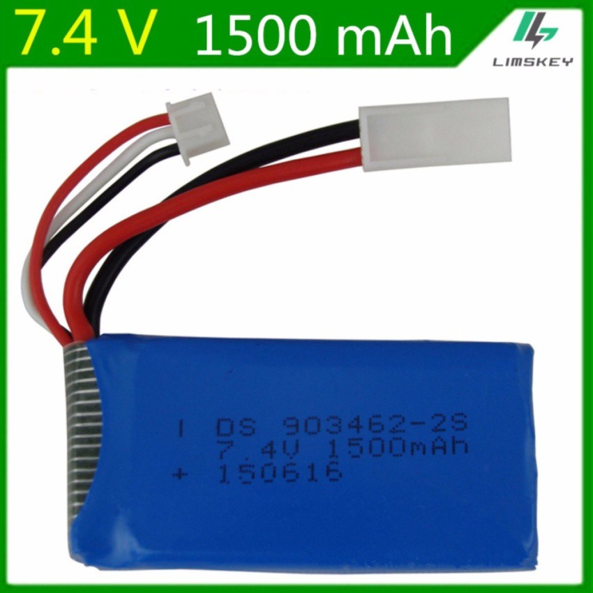 Batterie Voiture RC Batterie Li-ion Carson 7.4V 1500mAh - Pour Véhicules RC FE-Line - Connecteur Tamiya - 500608199 Batterie 7.4V 1500mAh - 13