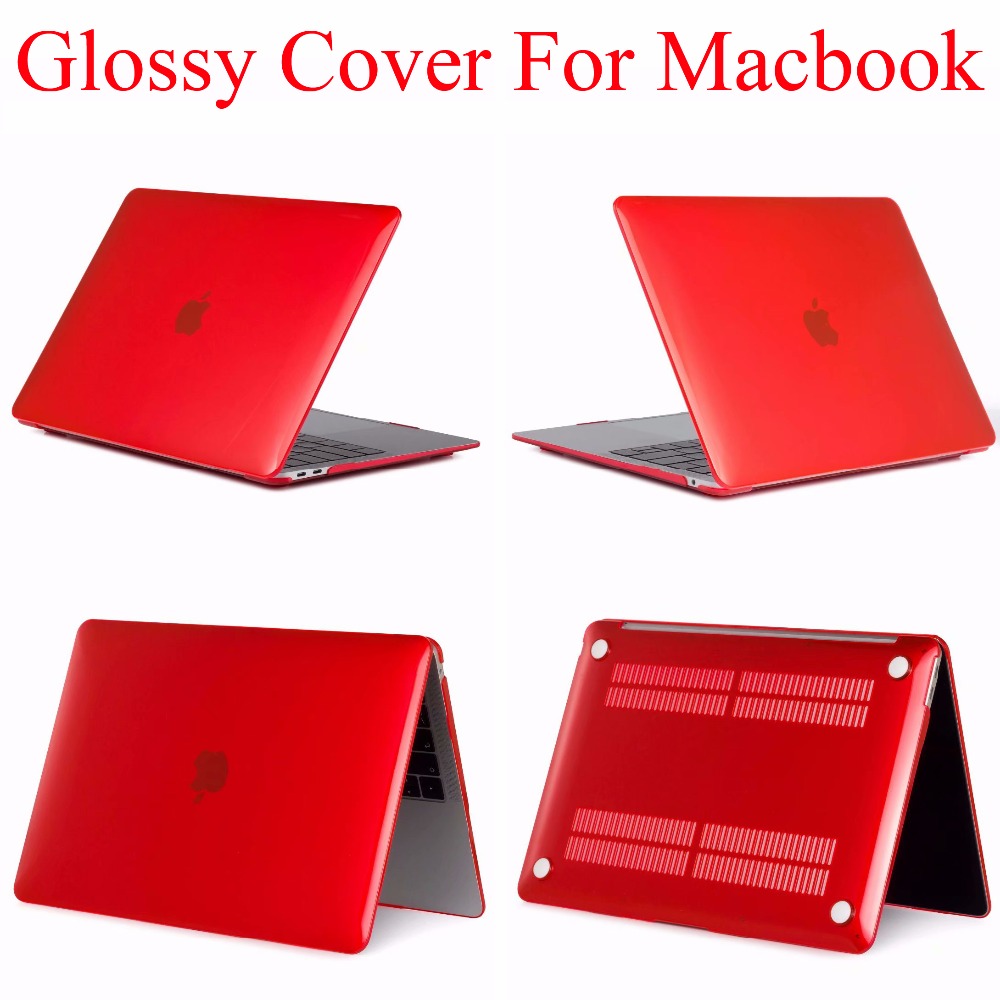 Glossy Case For Macbook Air 11 11.6 12 Retina 13 Pro 13.3 Touch Bar 15 Touchbar 15.4 Casing Cover Crystal Capa Fundas Protector