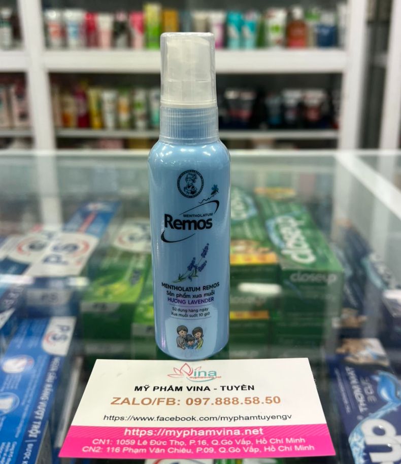 [HCM]Chai Xịt Chống Muỗi Remos 60ml