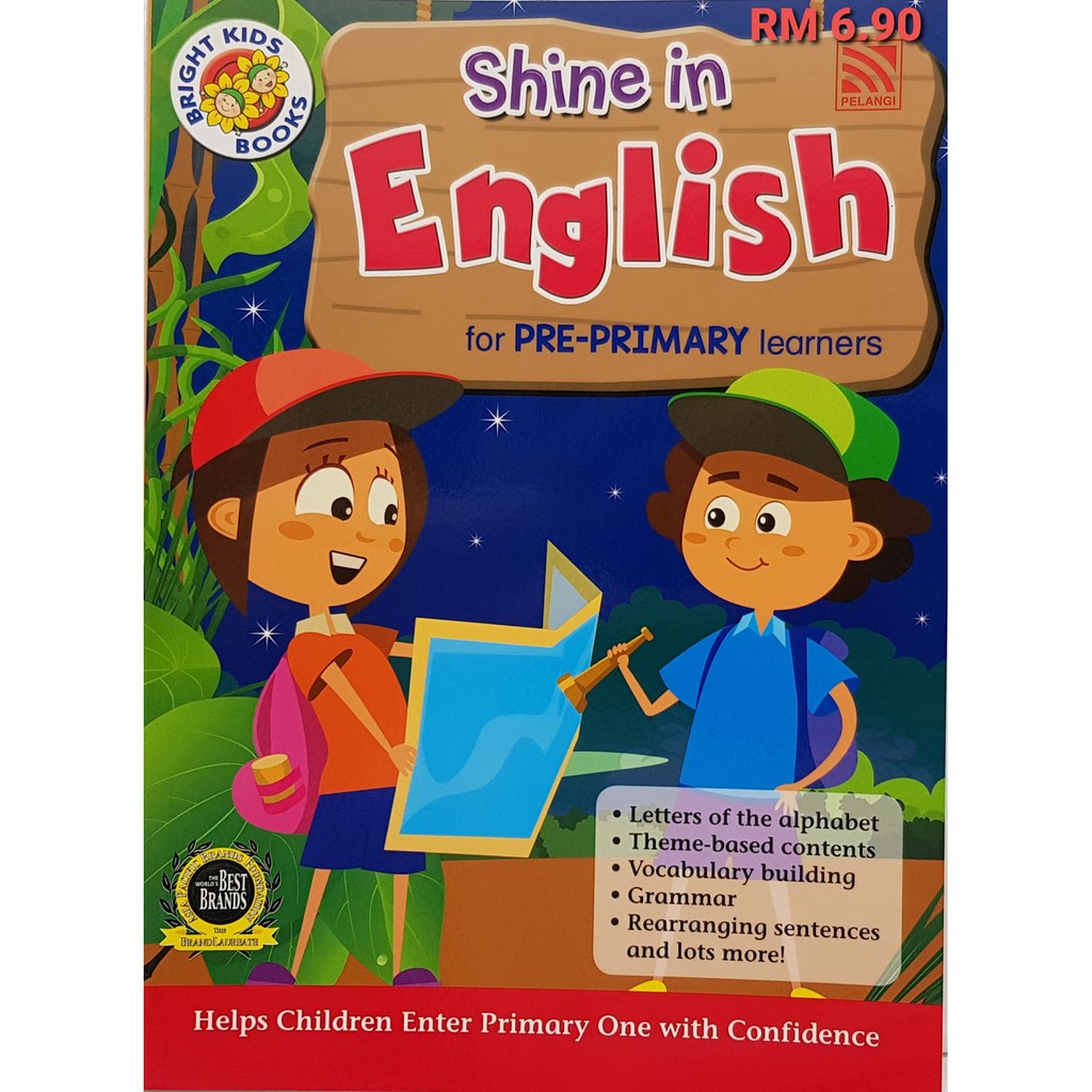 [PELANGI]Shine in English - for Pre-Primary learners准备升小一的小朋友适用 | Lazada