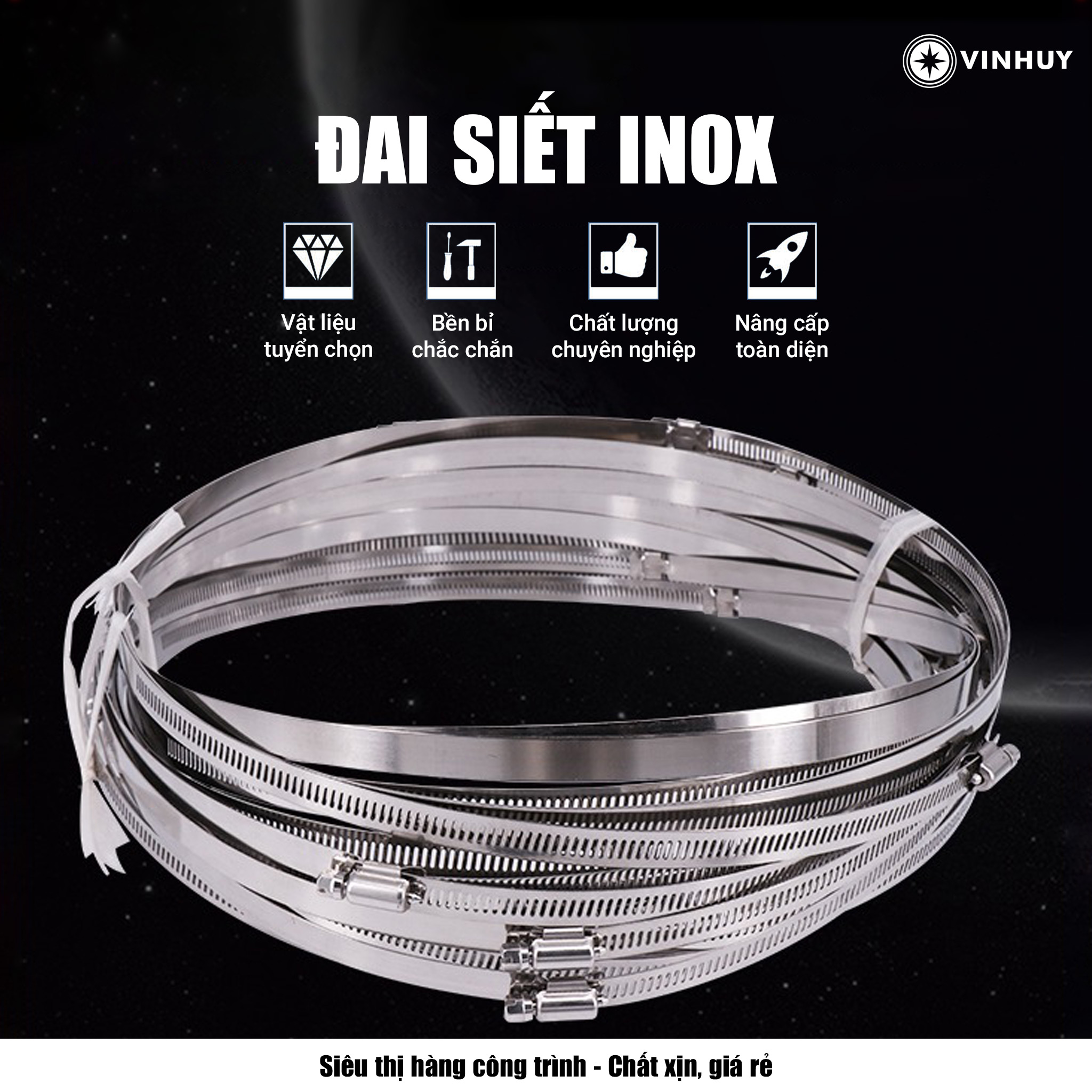 ĐAI SIẾT CỔ DÊ INOX