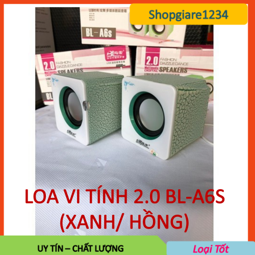 Loa vi tính 2.0 bl-a6s - loa mini siêu dễ thương- loa để bàn mini