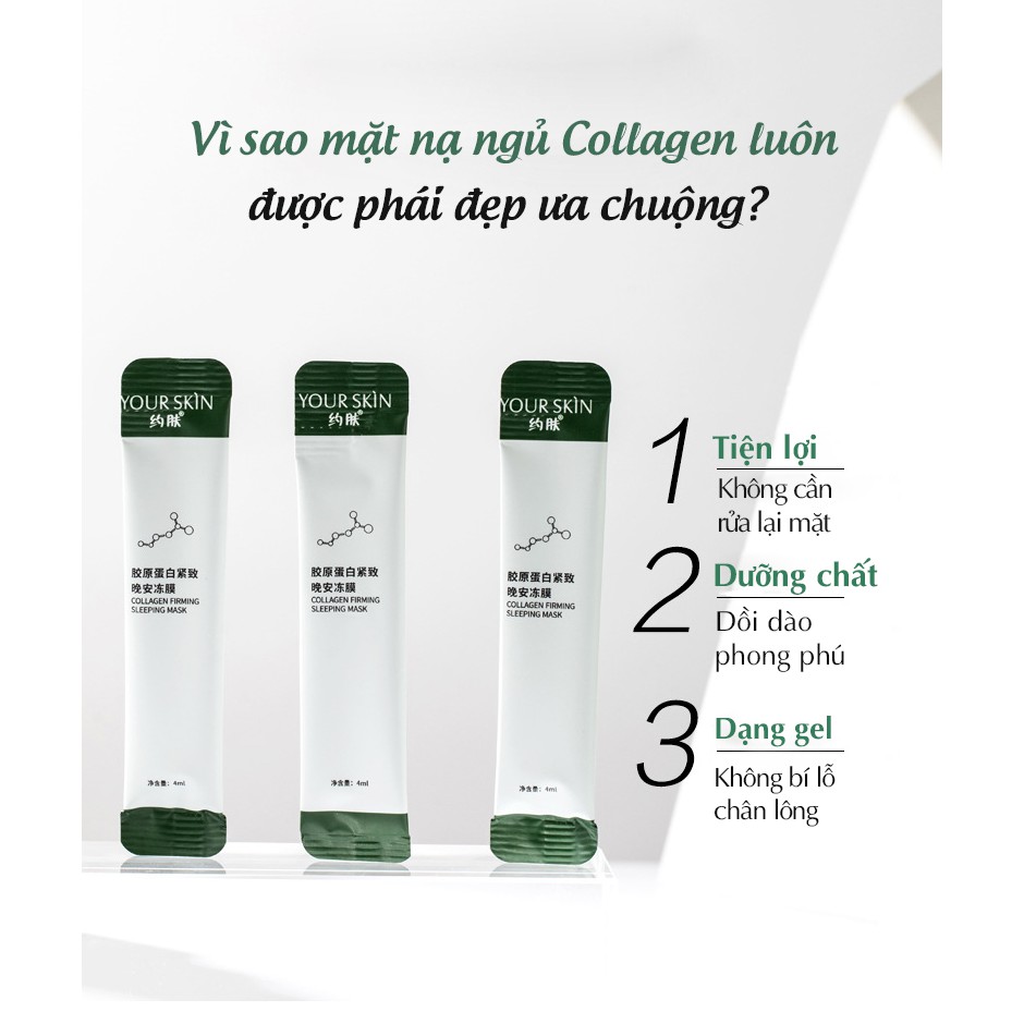 Mặt nạ ngủ thạch collagen BIOAQUA