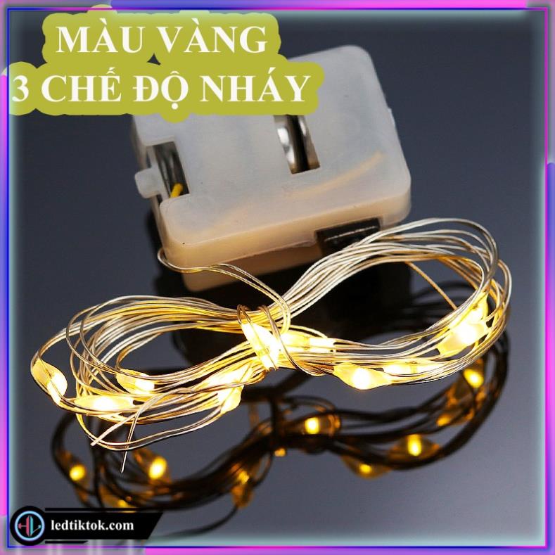 Dây đèn led trang trí dài 1m/2m/3m làm đèn decor, bó hoa, đồ handmade