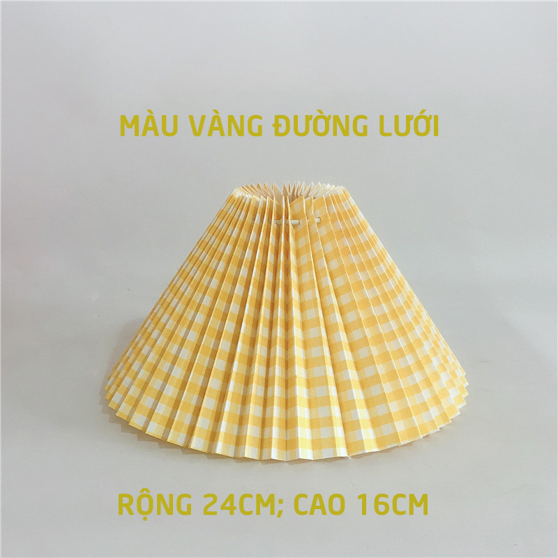 Phụ kiện chao chụp đèn xếp ly dùng thay thế cho đèn ngủ chất liệu cao cấp DN018