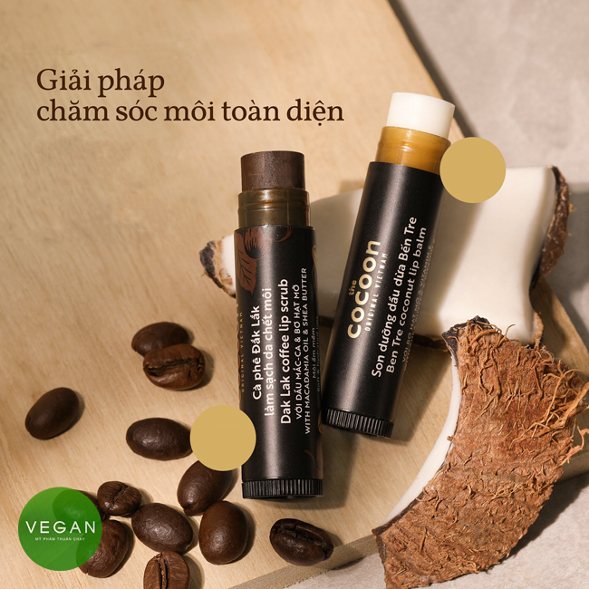 SON DƯỠNG MÔI DẦU DỪA COCOON LIPCARE