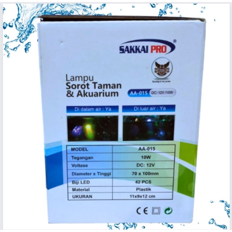 SAKKAI PRO AA 015 Lampu LED aquarium sorot taman Aquascape