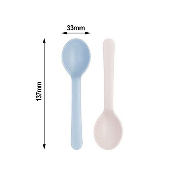 Set 2 thìa ăn , muỗng ăn dặm Amori cho bé ( giao màu ngẫu nhiên )
