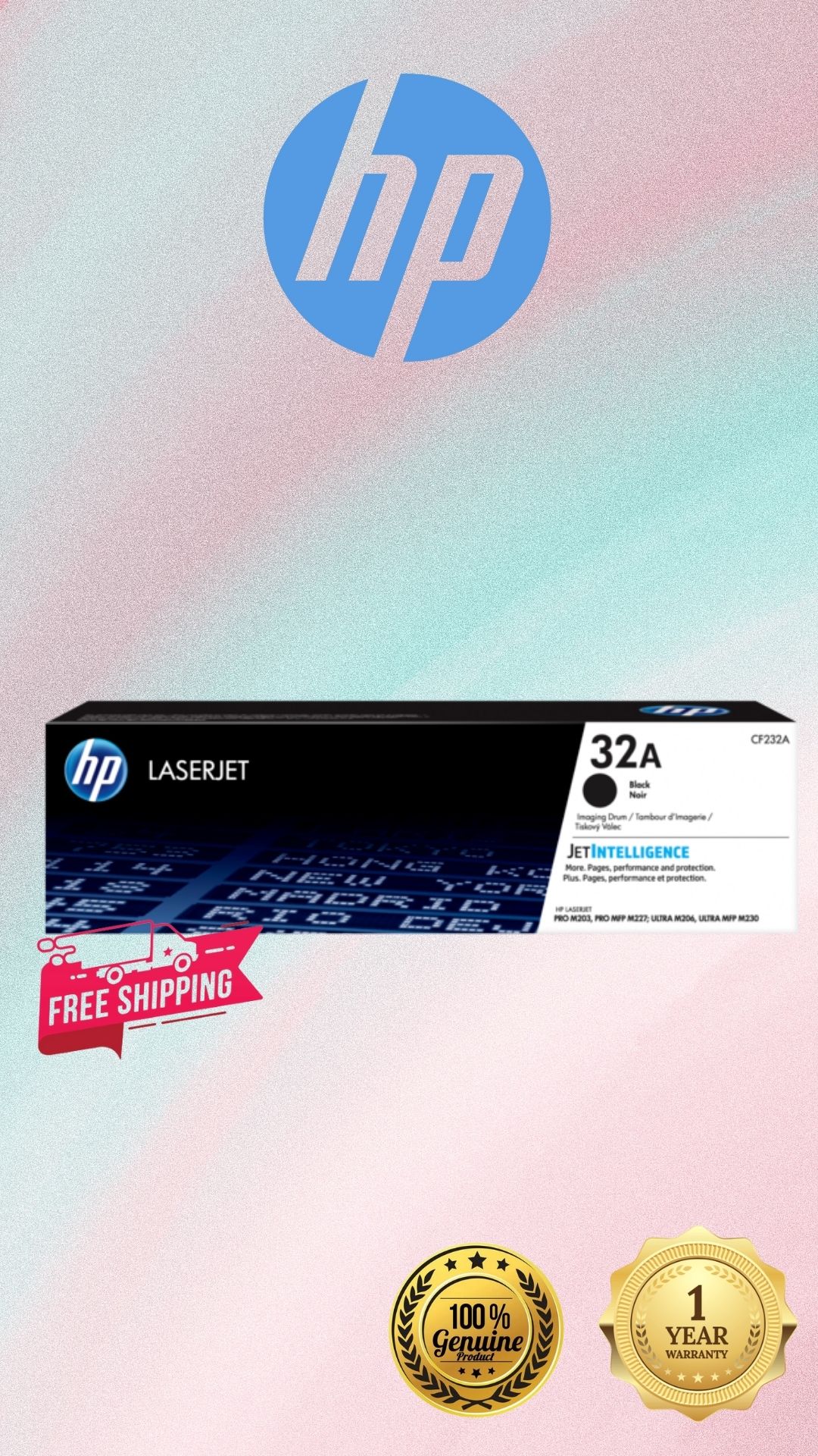 32A /CF232A BLACK ORIGINAL LASERJET IMAGING DRUM Lazada