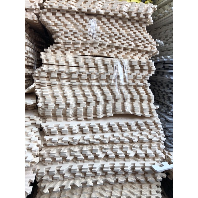 combo 10 tấm thảm lót sàn kem kt:60cm 95k