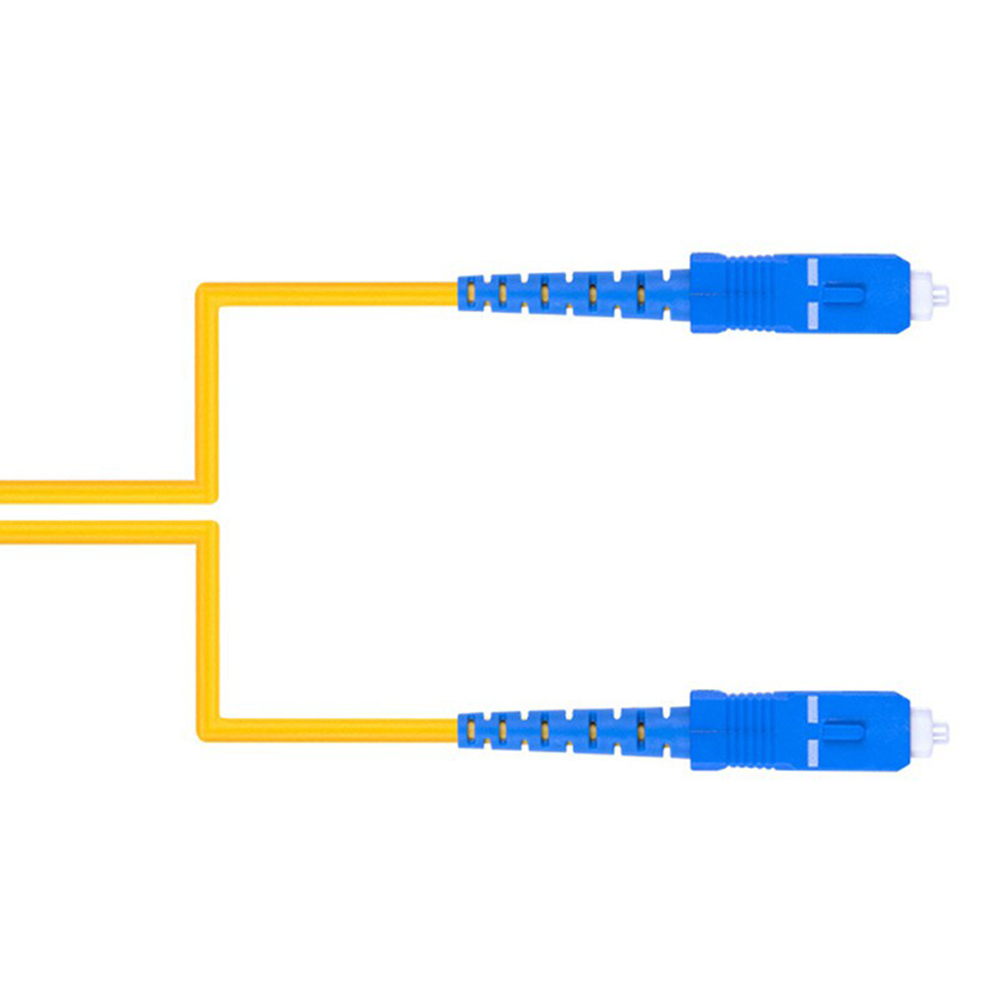 【VogueVenture】2m Ftth SC UPC 1X2 PLC Singlemode Fiber Optical Splitter FBT Optical Coupler 1X2 Fiber Optical Splitter. 