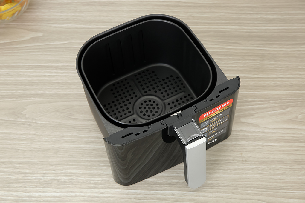 Nồi chiên không dầu Sharp KF-AF55EV-BK 5.5 lít