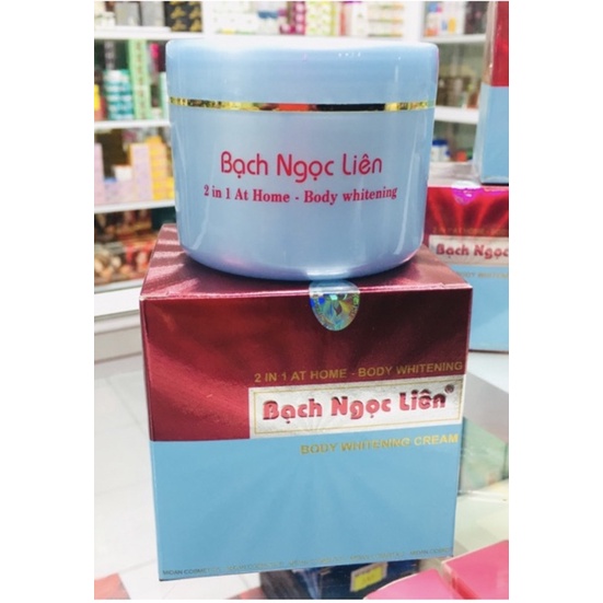 Kem dưỡng trắng da body bạch ngọc liên 90gr - xanh