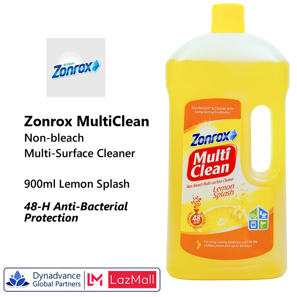 Zonrox Multi Clean Nonbleach Multisurface Cleaner 900ml Lemon Splash