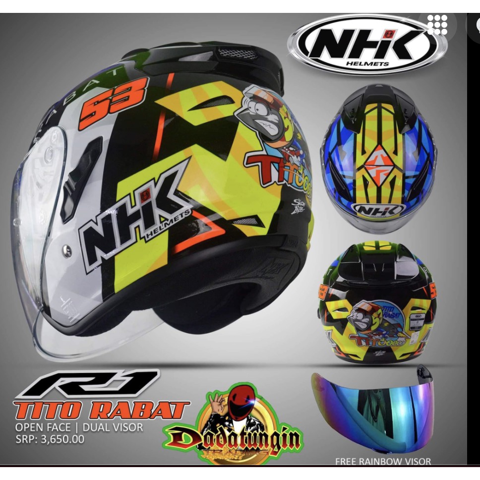 Harga helm store nhk half face