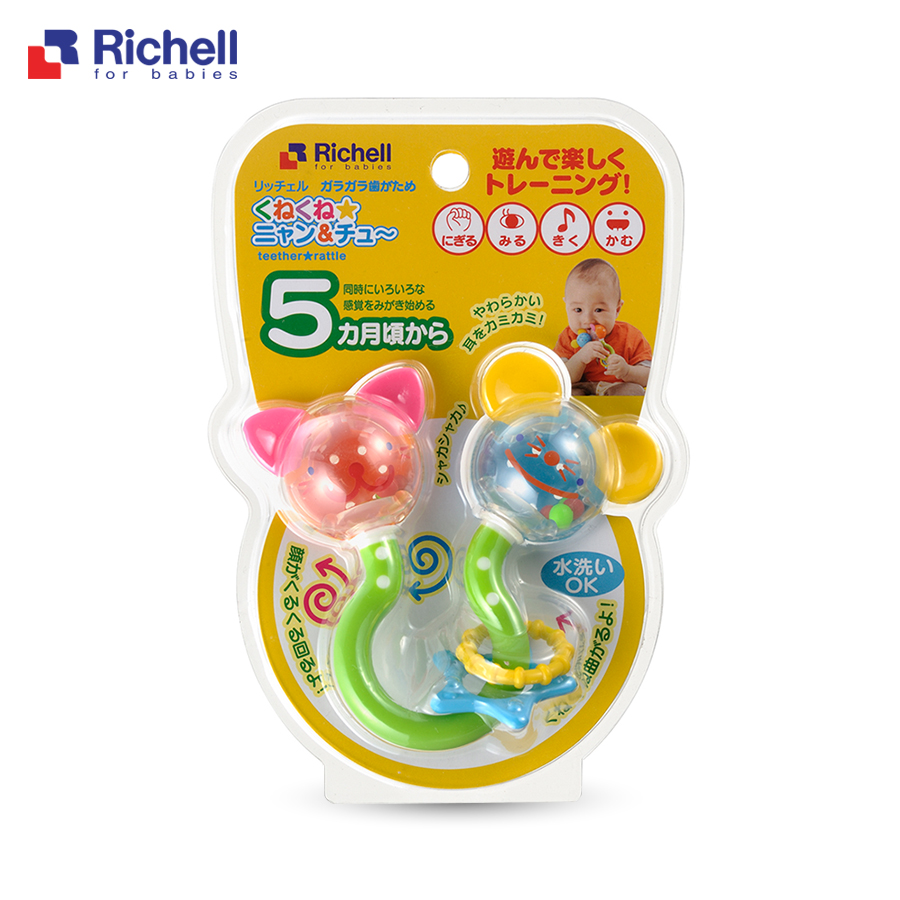 [HCM]Xúc xắc gặm nướu mèo đuổi chuột Richell