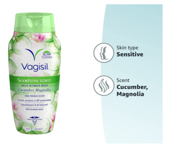 Vagisil Scentsitive Scents Daily Intimate Feminine Wash for Women