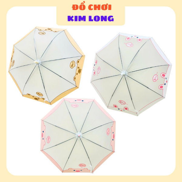Ô DÙ TRONG SUỐT HOẠT HÌNH CAPYBARA MY MELODY CINNAMONROLL KUROMI CẦM TAY CHE MƯA HỌA TIẾT CUTE DỄ THƯƠNG