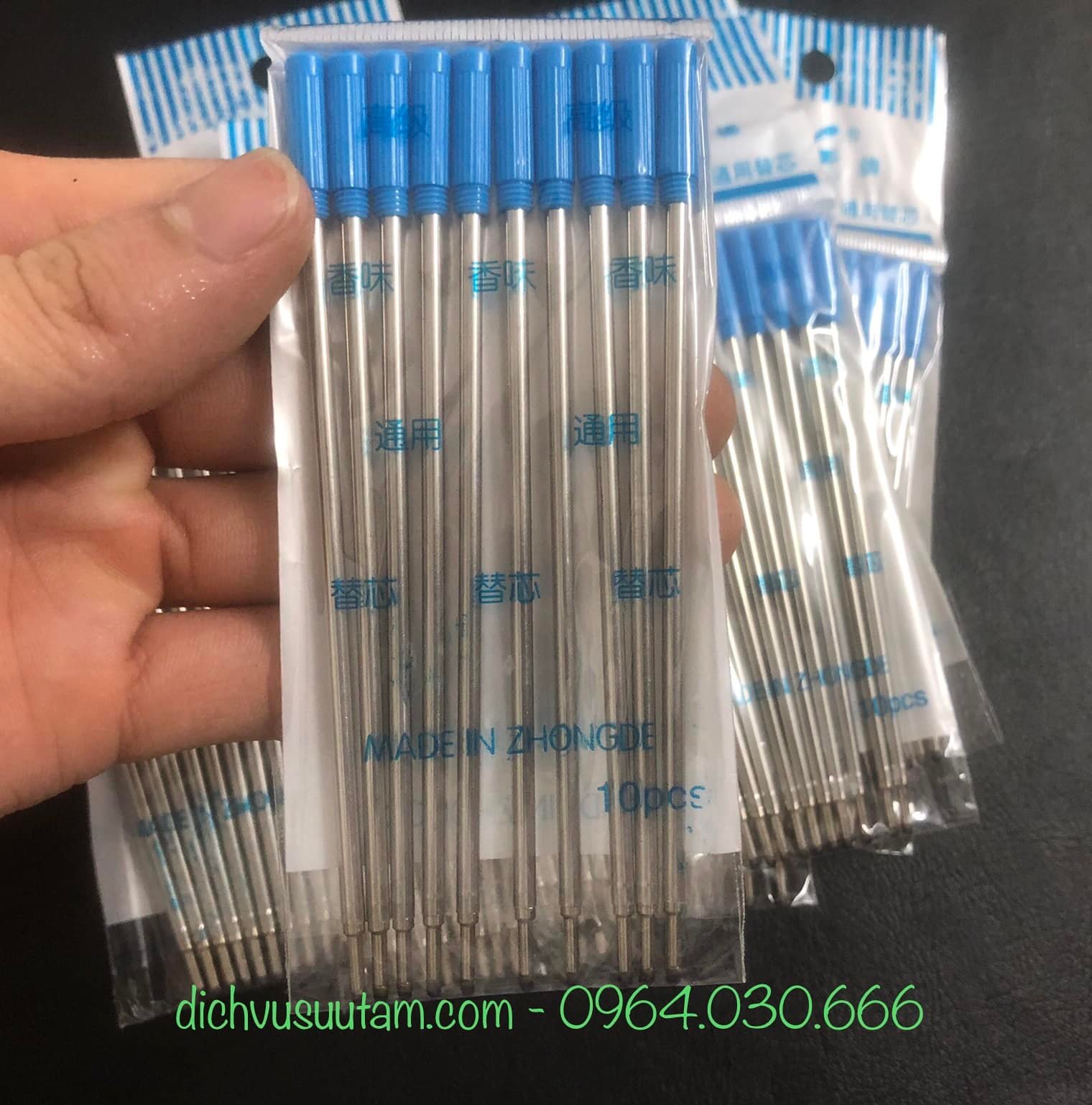 Bộ 10 ruột bút vỏ đan