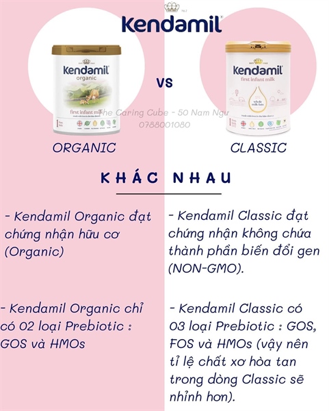 Sữa Kendamil Organic 800g (lon)