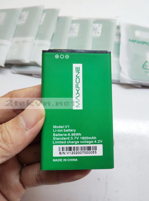 Pin cho điện thoại 4 sim Maxfone V12/v6