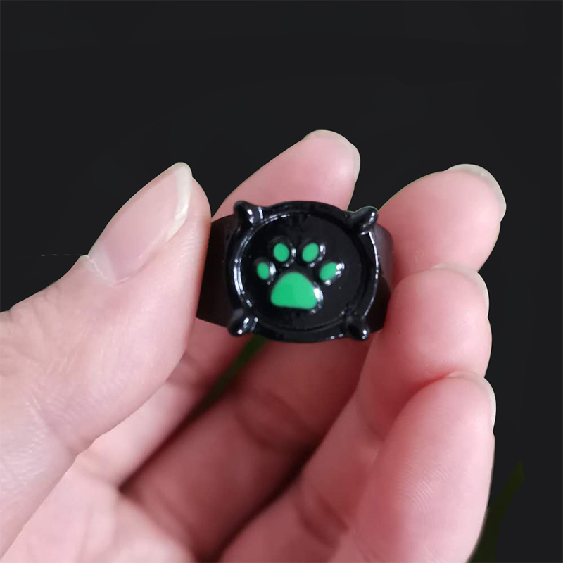 Black Cat Noir Ring Anime Ring Cosplay Costume Rings Jewelry Cat Noir Ring Runrui