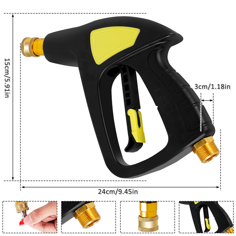 Handheld Power Washer Tool High Pressure Washer Machine 5000 PSI Portable Power Washer Tool Handheld Car Wash Water Sprayer