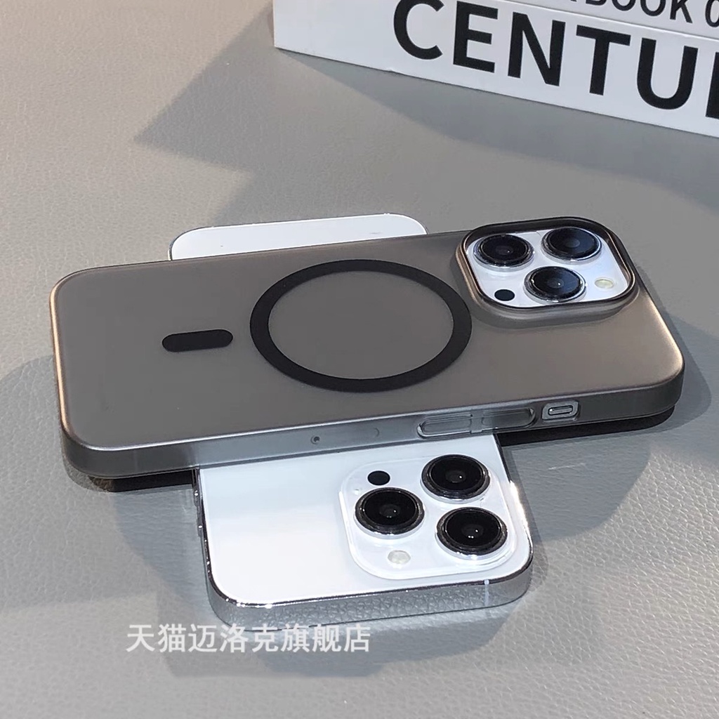 【Matte Ultra Thin Hard Case/black】compatible for iPhone 12 13 14 15 pro max case