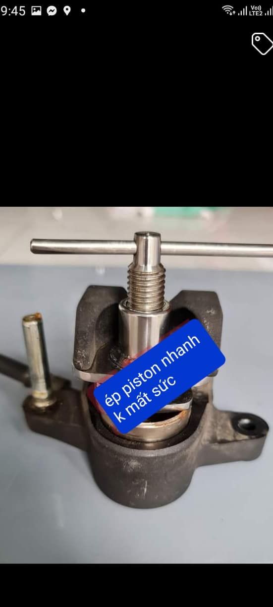 Bộ ép piston thắng( phanh) đĩa bao nhanh INOX