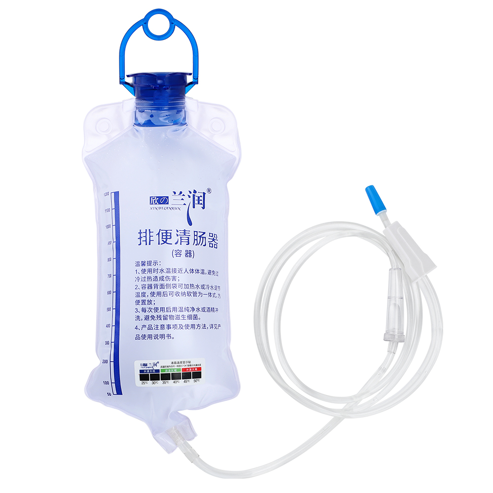 1200ml Enema Kit Coffee Bag Reusable Douche Bag Kit Home Colonic Irrigation Bag Set Replaceable Constipation Flusher Clean Detox Cleaner 排毒灌肠袋