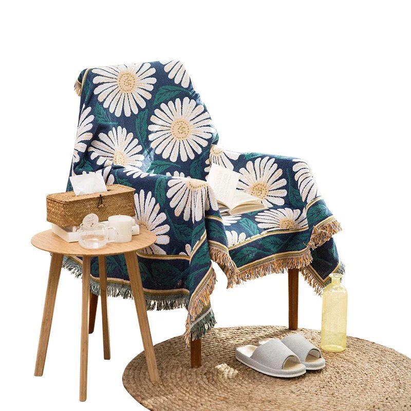 Thảm Vintage, Thảm Thổ Cẩm, Khăn phủ Sofa, Thảm Trải sàn kích thước 180cm x 230cm, 130x180cm, 90x180cm, 90x90cm, Thảm phòng khách decor nhà cửa nhập khẩu sử dụng hai mặt