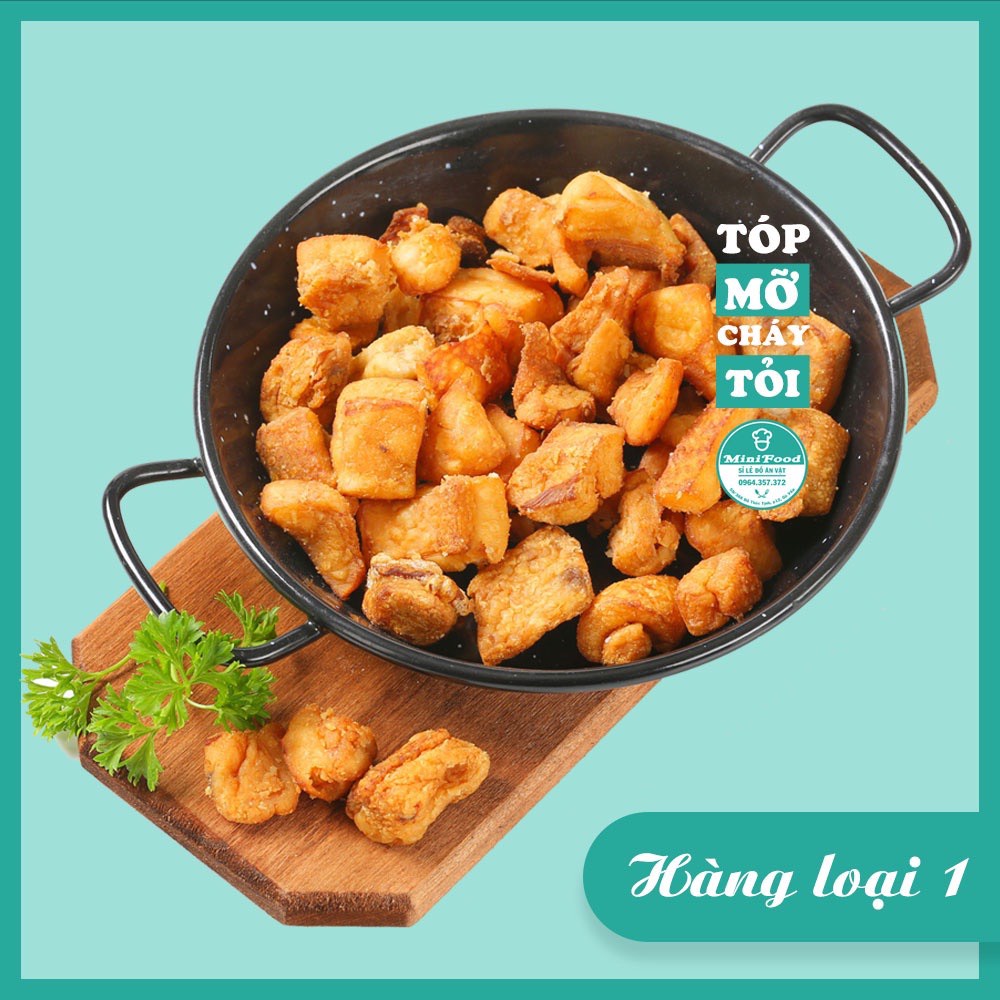[ 500.gr ] Tóp Mỡ Chiên Mắm Hành giòn Ngon