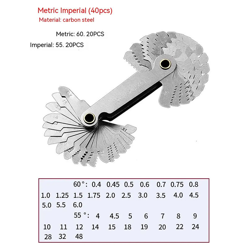 Thread gauge Thread thread gauge rib template thread gauge
