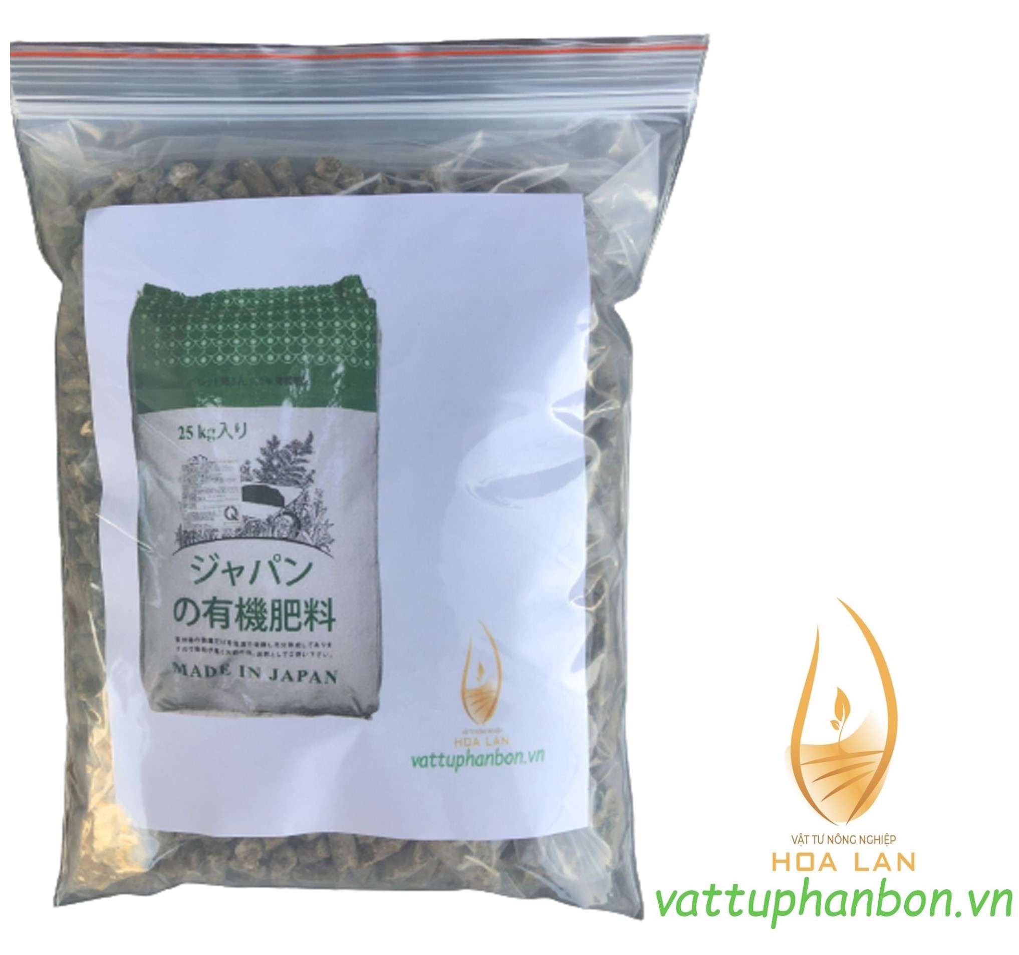 Phân bón hữu cơ premium pure green 70 om - phân hữu cơ gà viên nhật bản - #018c# 1kg