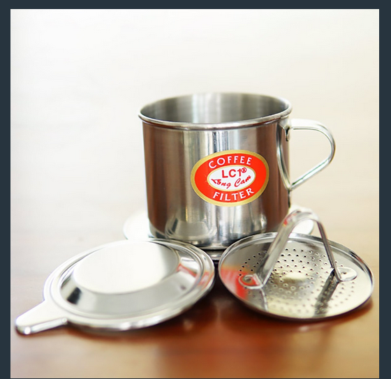 Phin pha cafe inox cao cấp size 7- Phin inox dày