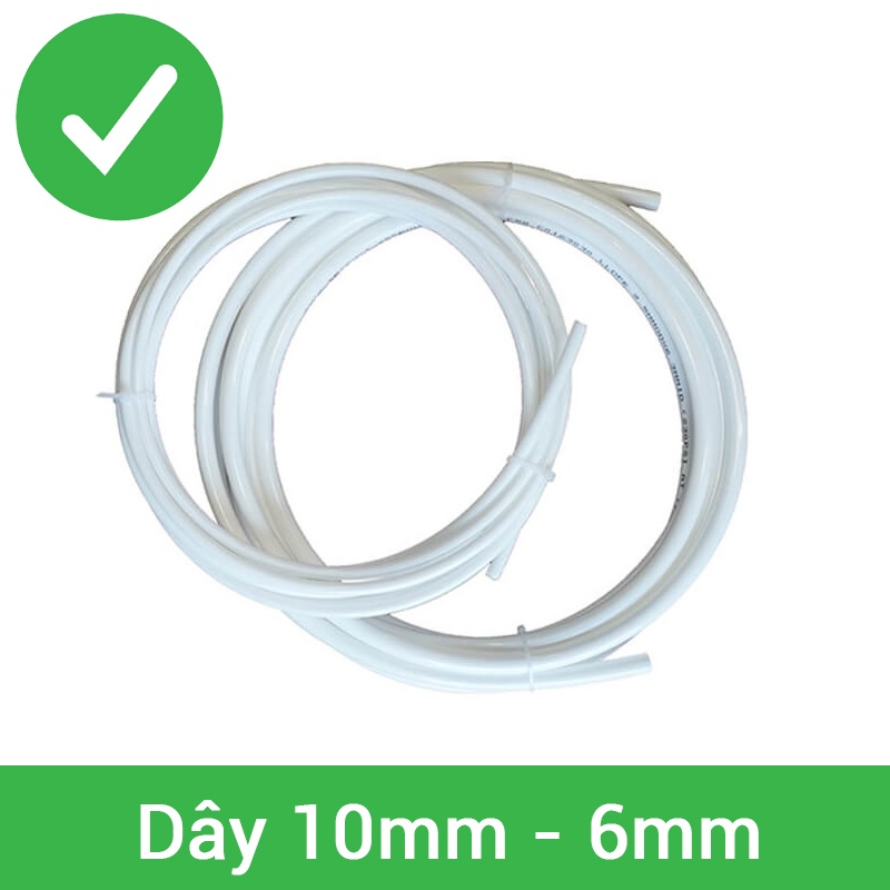 Dây cấp 10mm, dây 6mm dùng cho máy lọc nước - Giá bán 1m