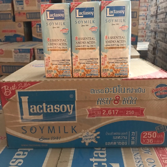 Combo 1 thùng 36 hộp sữa lactasoy 300ml Thai Lan