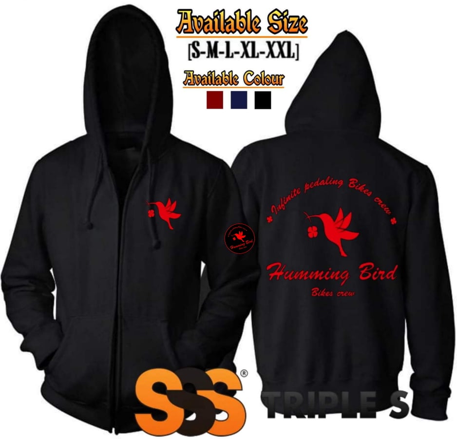 HOODIE ZIPPER WIND BREAKER WEBTOON HUMMING BIRD JAY JO SHELLY SCOTT ...