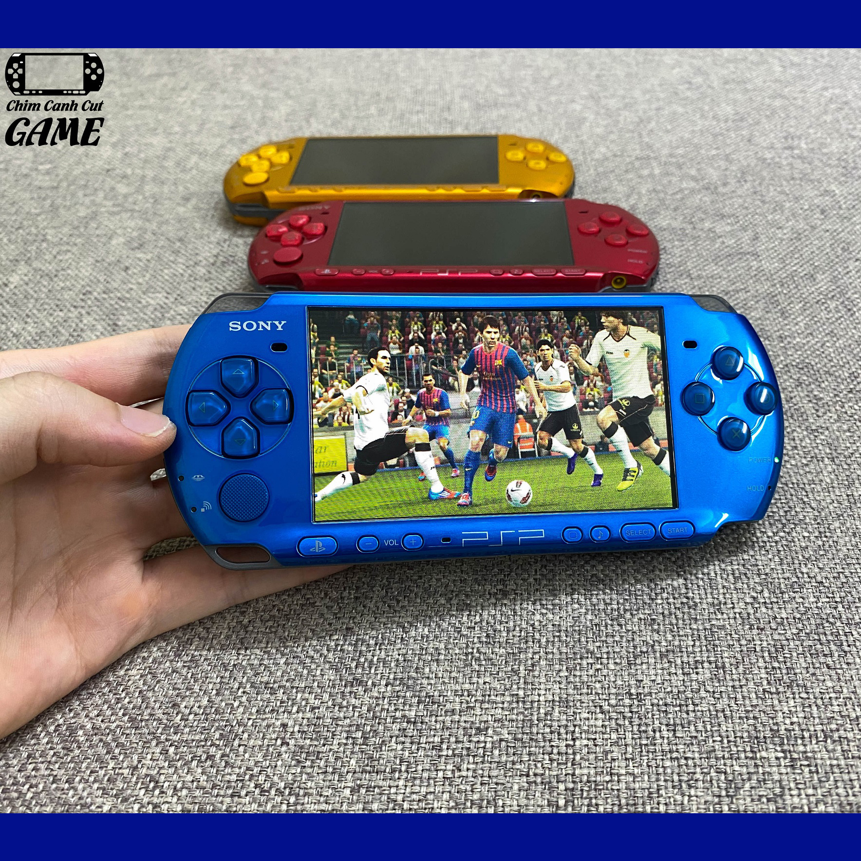 [CHÍNH HÃNG] Máy chơi Game Sony PSP 3000 (Miễn phí cài Game, Phụ kiện đầy đủ)