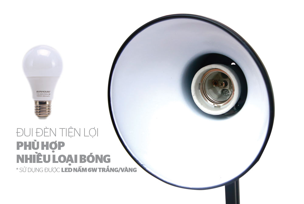 Đèn học LED SUNHOUSE để bàn SHE-13LED- A6