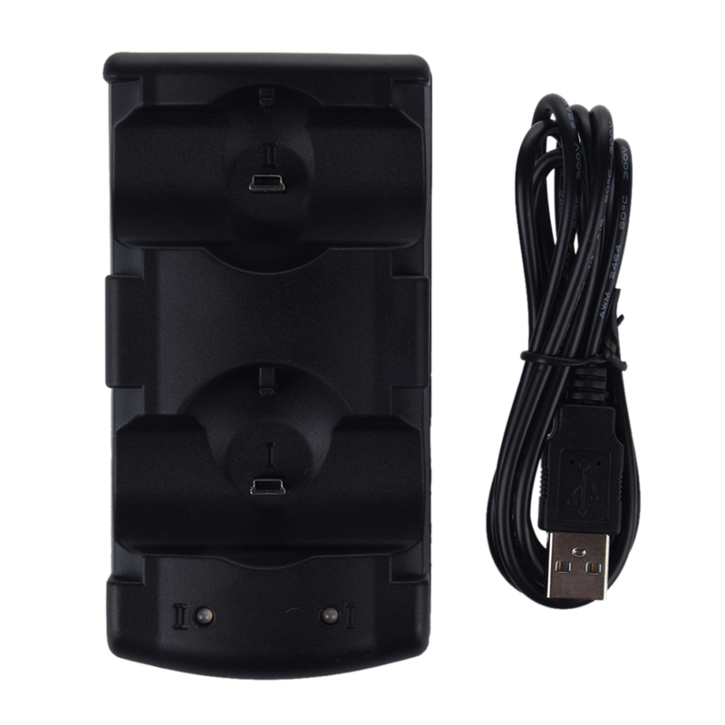 2in1 USB Charge Charger Double Deck for PS3 Dual Shock MOVE Wireless Controller