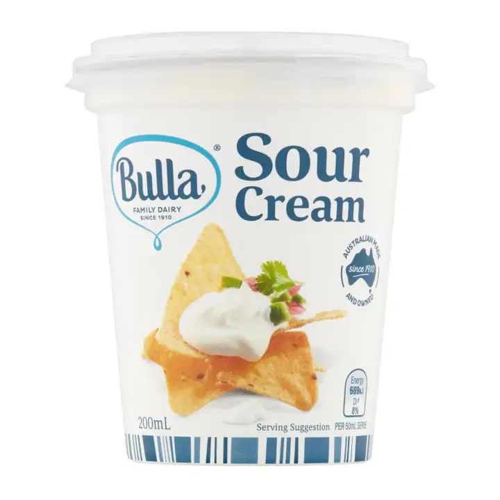 Bulla Premium Sour Cream 35 Milk Fat Content Lazada Singapore