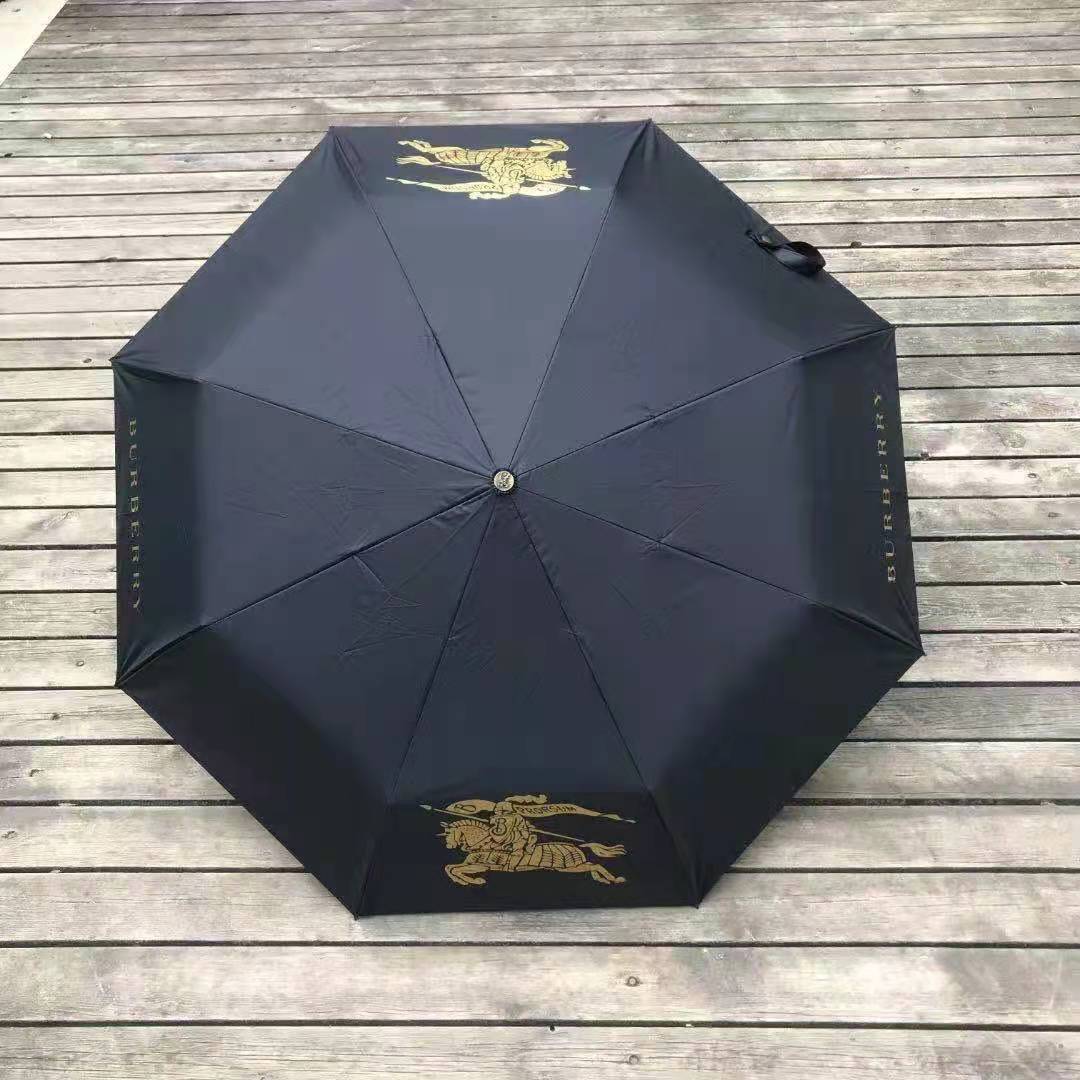 Burberry tri-gấp tự động Vinyl gấp Quà Tặng ô