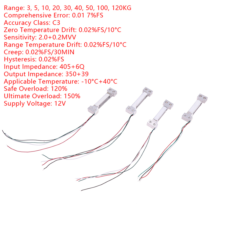The strain gauge pressure sensor load cell electronic scale sensor 100g 200g 300g 500g JIUHONG. 