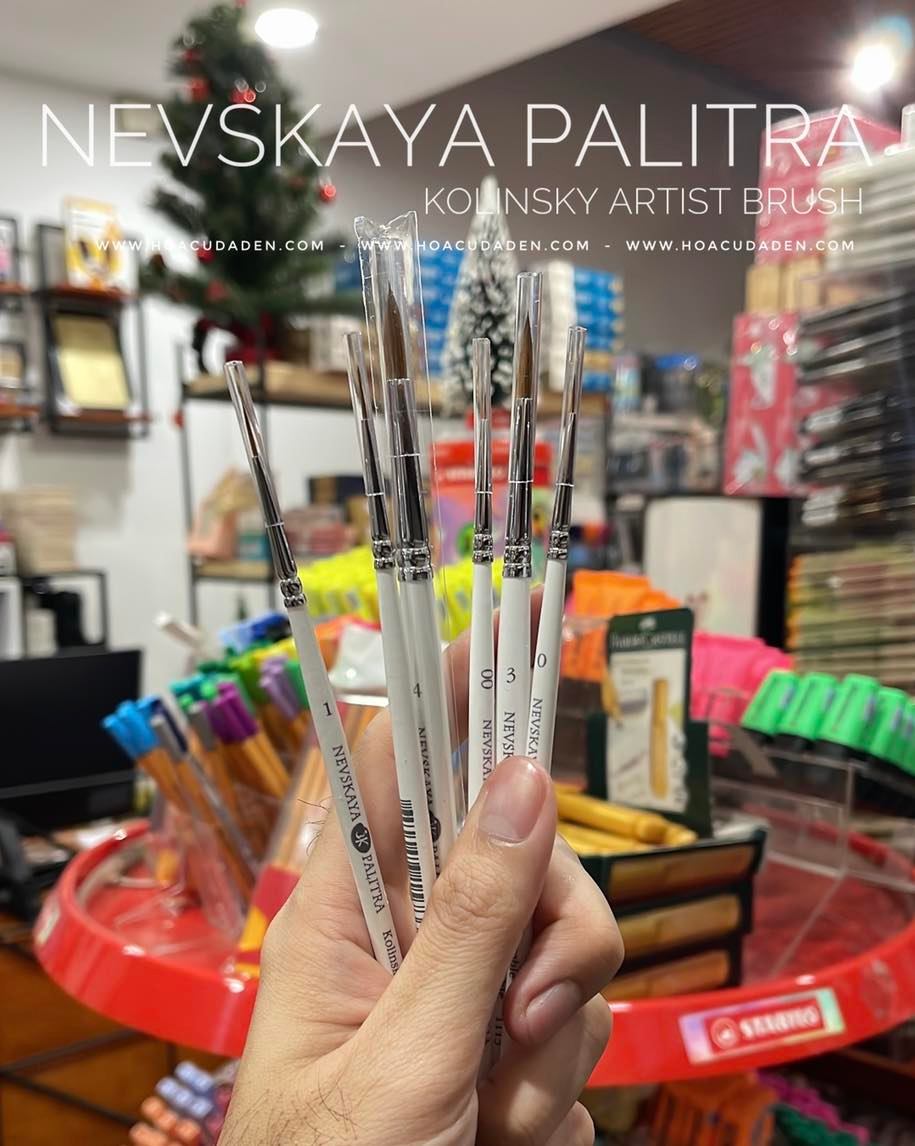 Cọ Tỉa Nail Art Lông Chồn Nevskaya White Night