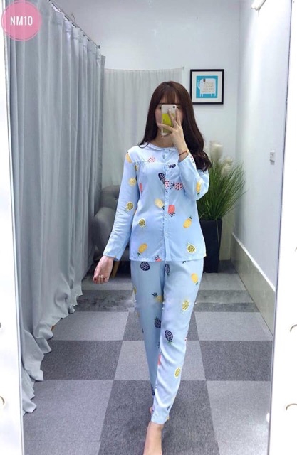 BỘ LANH LỤA MẶC NHÀ